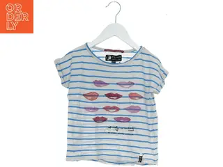 T-shirt med striber og læbedesign fra Pepe Jeans (str. 128)