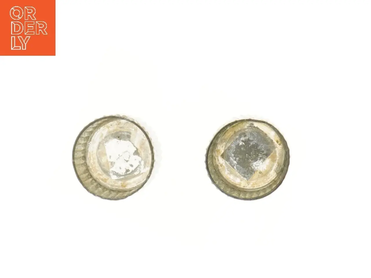 Billede 3 - Sæt med to dekorative miniskjulere (str. Ø 6,5 cm længde 8 cm)