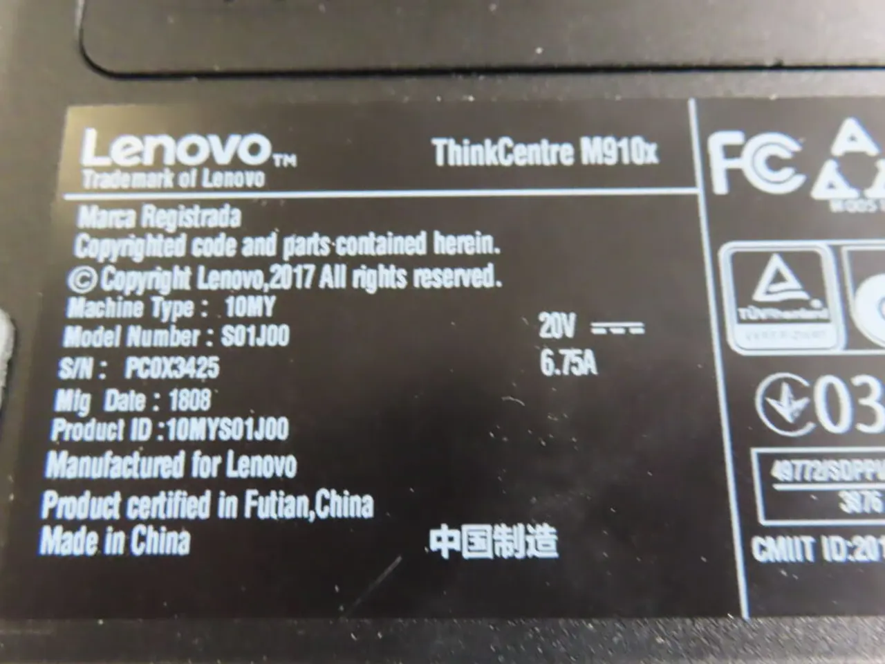 Billede 3 - Computer LENOVO ThinkCentre M910x