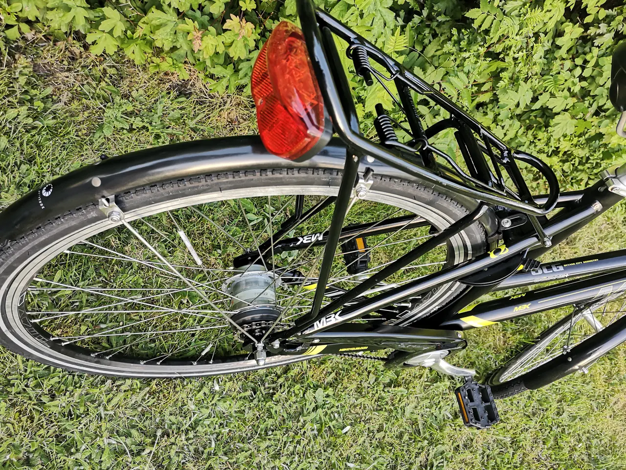 Billede 6 - Flot dame-pigecykel ,Nye cykelkurv, 28",53 cm, 7 g