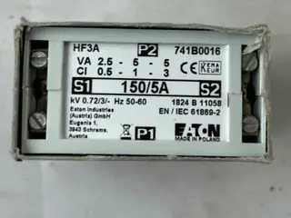 Eaton HF3A 741B0016 strømtransformer 150/5A
