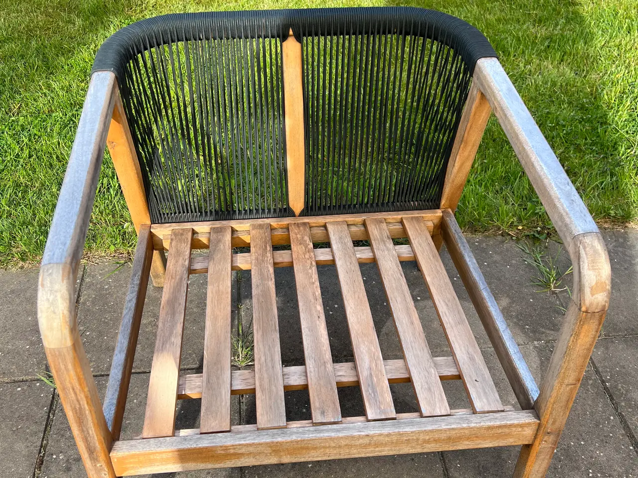 Billede 7 - Havemøbler i træ. 2 personers Sofa + lounge stol
