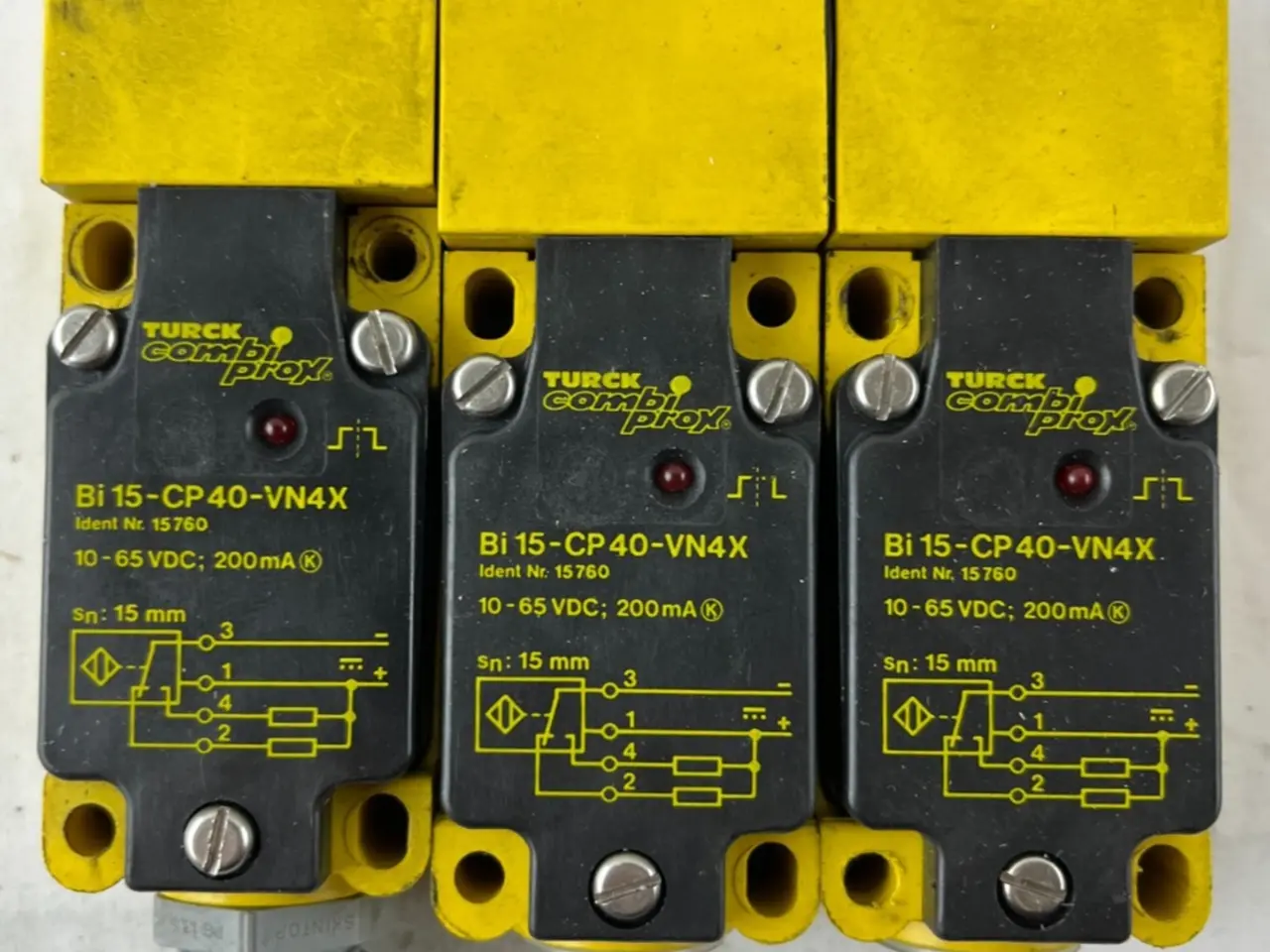 Billede 1 - 3x Turck Bi 15-CP40-VN4X Proximity Sensor 15mm