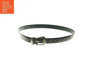 Sort læderbælte fra Levis (str. L: 86-95 cm)