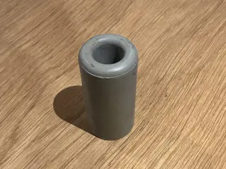 Grå dørstopper i gummi
