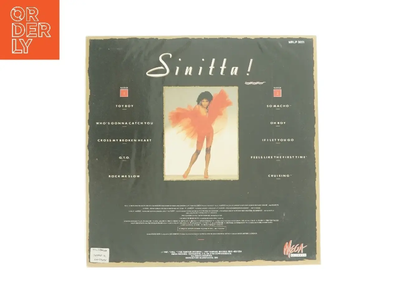 Billede 2 - Sinitta Lp