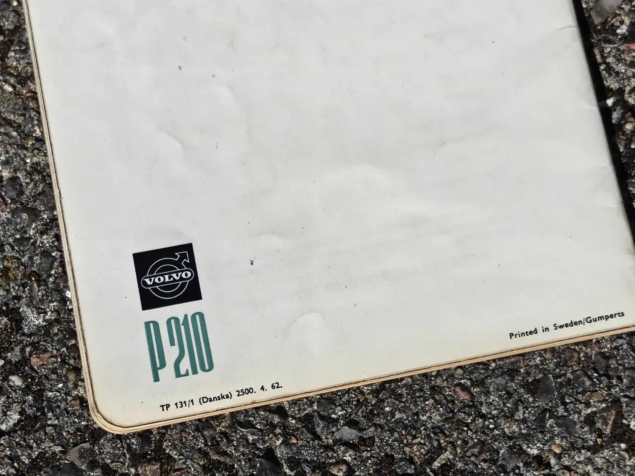 Billede 2 - Volvo P210 Instruktionsbog på Dansk
