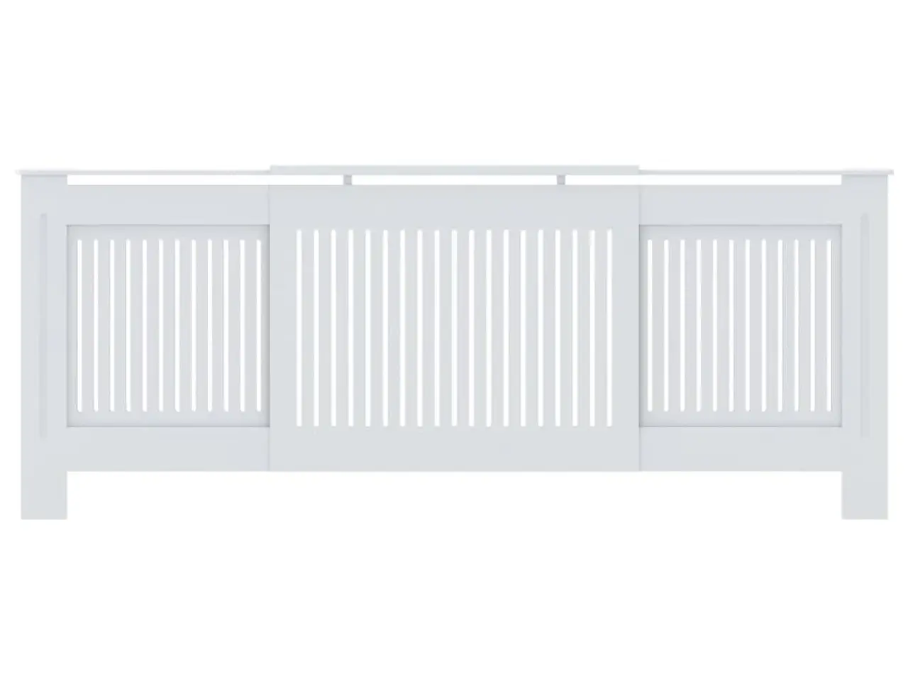 Billede 3 - Radiatorskjuler 205 cm MDF hvid