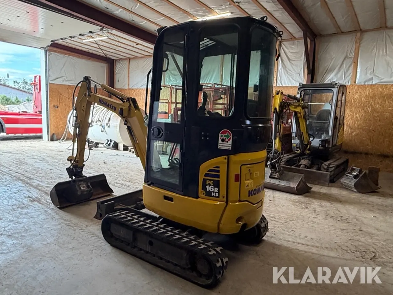 Billede 3 - Minigraver Komatsu Pc 16r hs