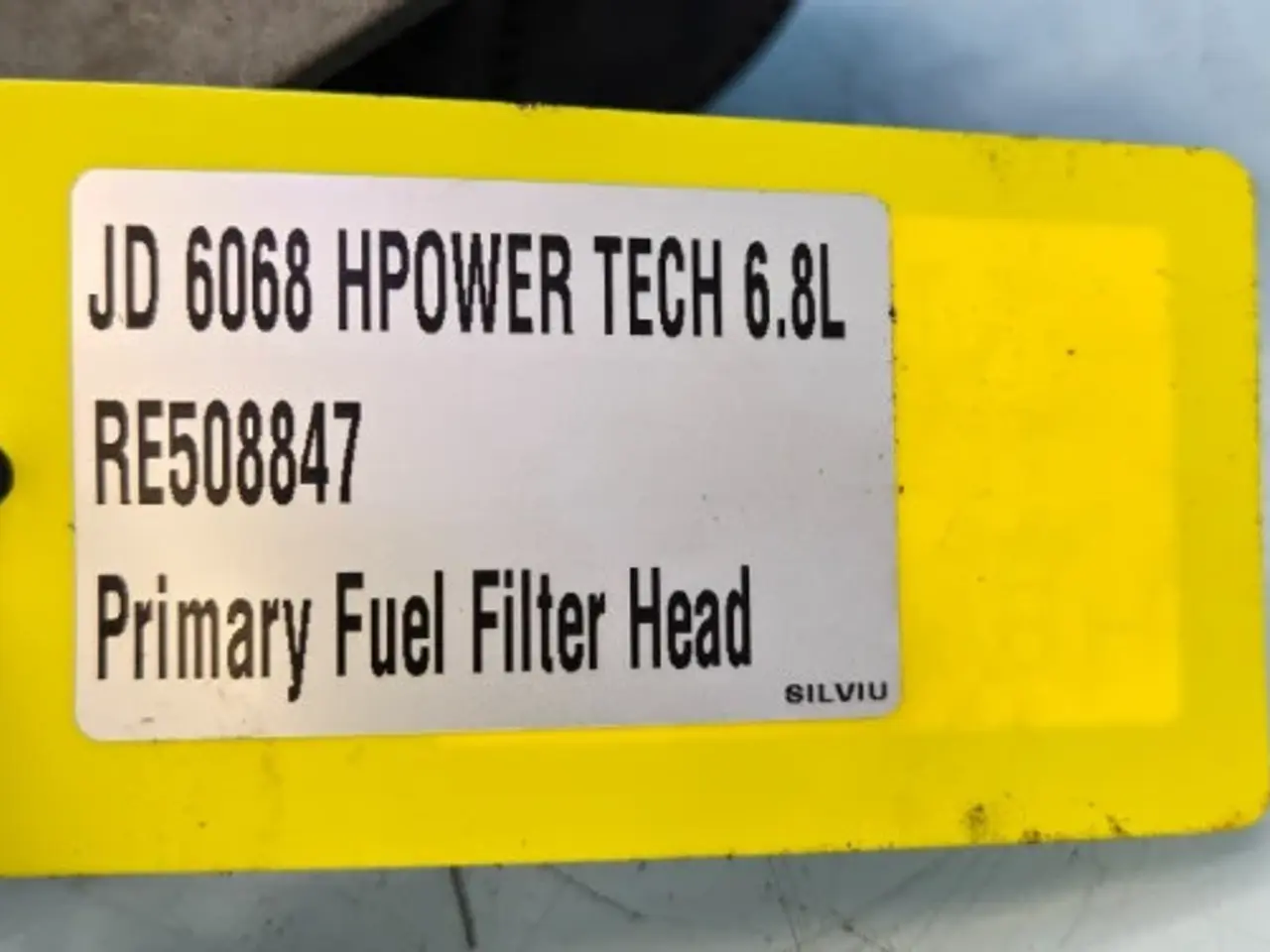 Billede 13 - John Deere 6068 Brændstoffilterhus RE508847