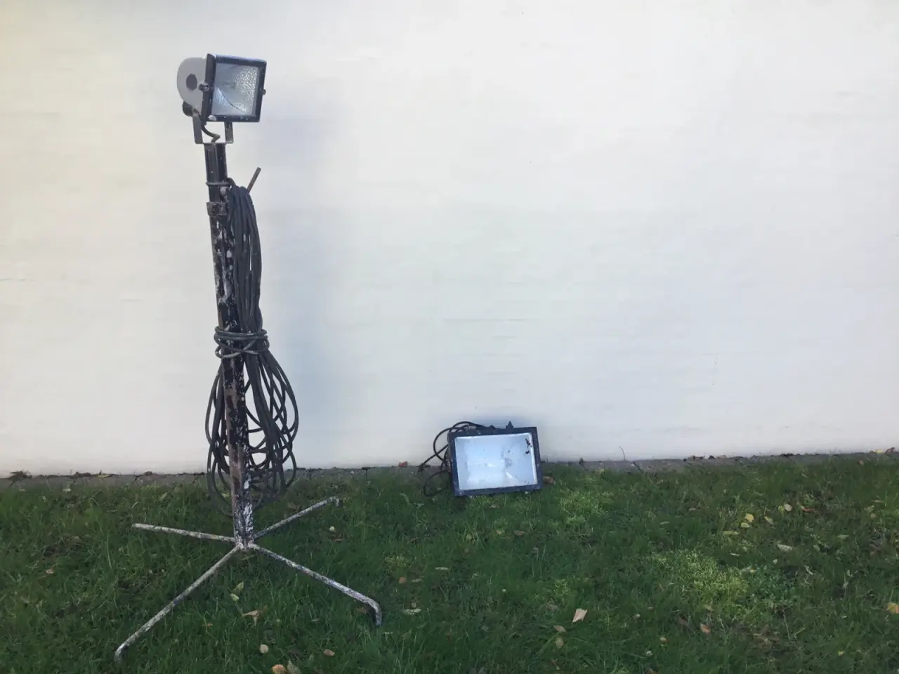 Billede 1 - Arbejdslampe på stander 500 w + en til ophæng
