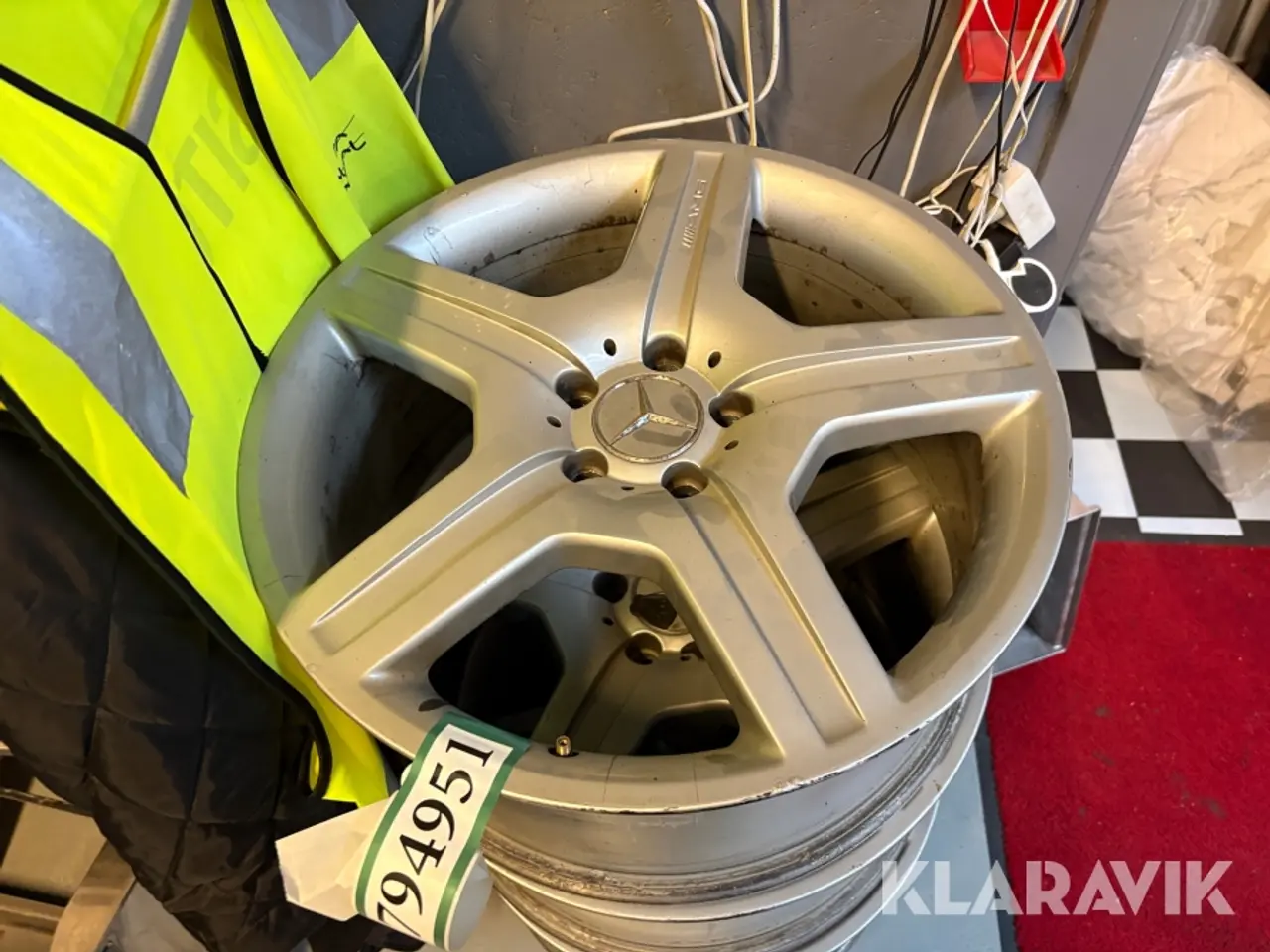 Billede 4 - Aluminiumsfælge Mercedes-Benz AMG - 4 styk
