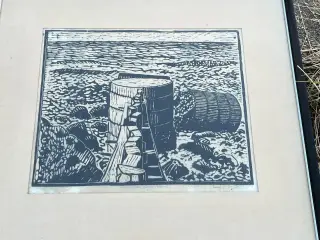 Tryk - Høfder fra Vejby Strand