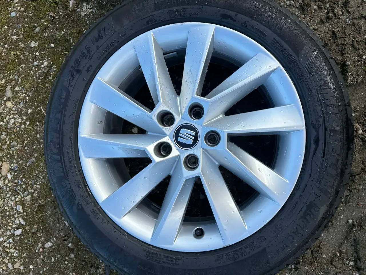 Billede 1 - Fine 5X112 Sommerhjul med 215/55-17 Michelin