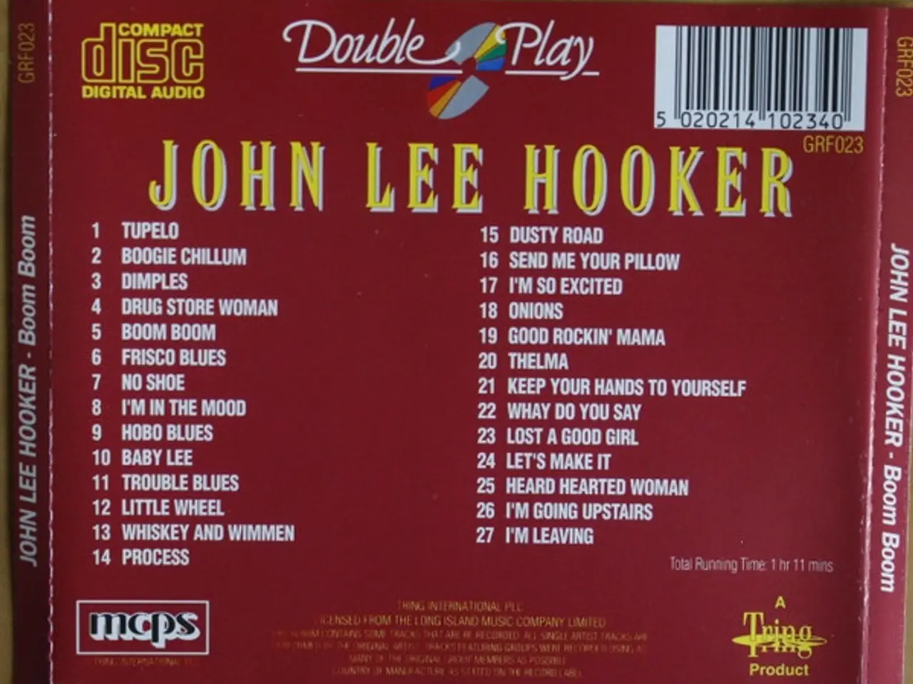 Billede 2 - John Lee Hooker – Boom Boom – CD