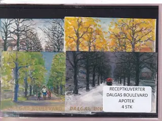 Receptkuverter - Dalgas Boulevard Apotek - 4 Stk.