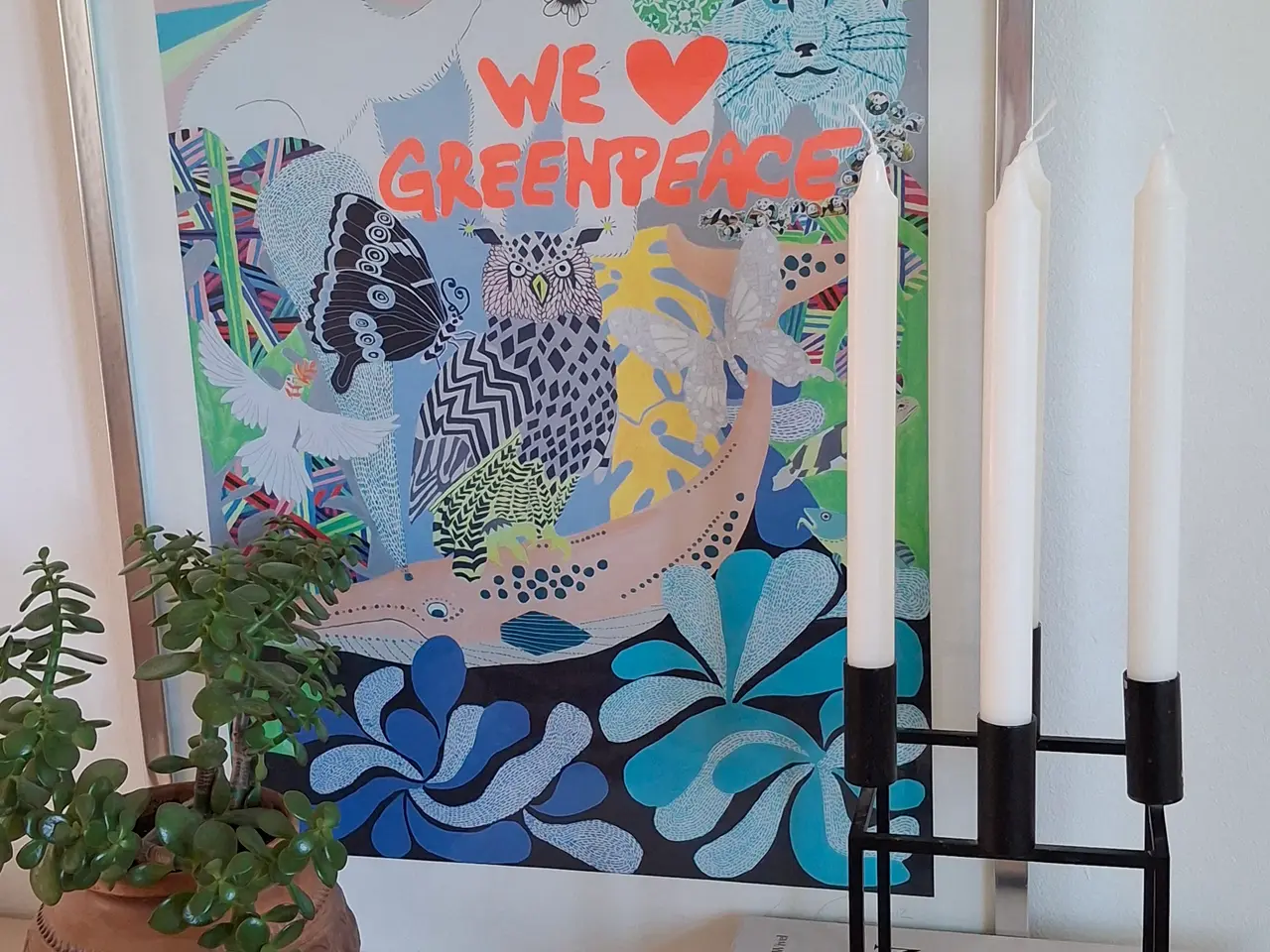 Billede 4 - 2 x kunstplakater af Lisa Grue