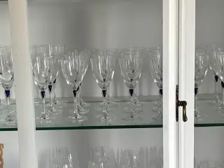 Blå safir glas