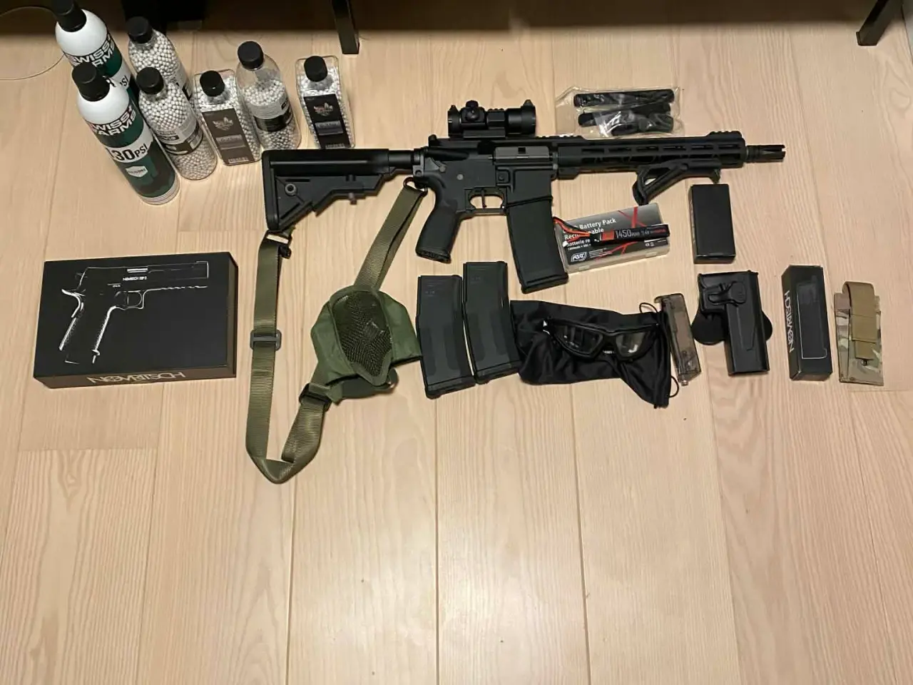 Billede 1 - Hardball/airsoft grej