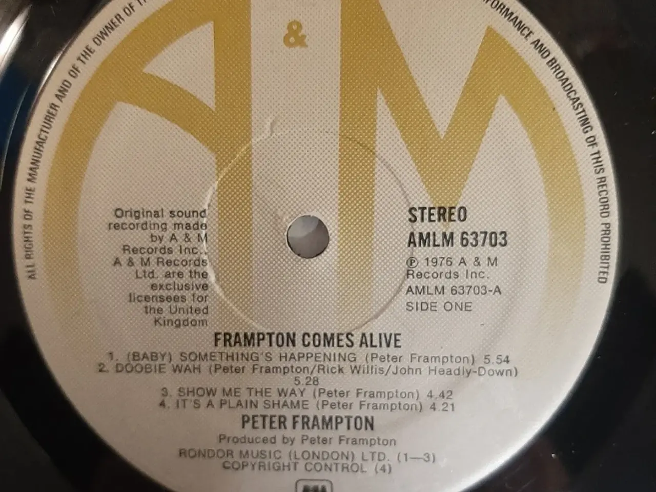 Billede 4 -  Peter Frampton, Forskellige vinyler
