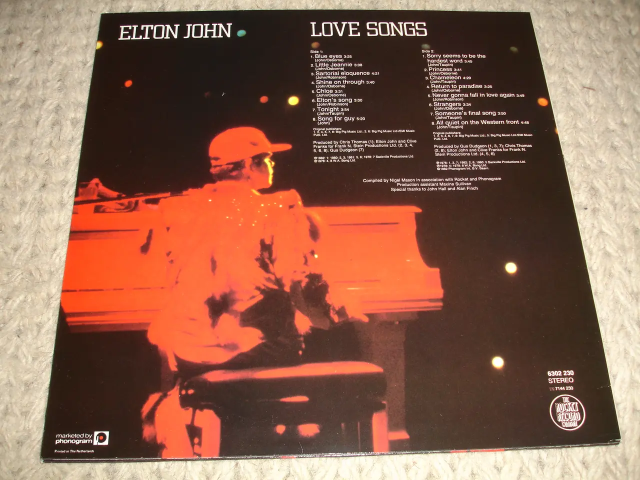 Billede 3 - (Sender gerne) Elton John – Love Songs