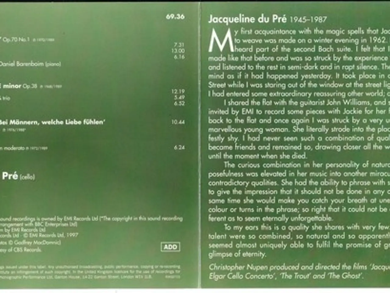 Billede 4 - Jacqueline Du Pré – A Lasting Inspiration… – 2CD