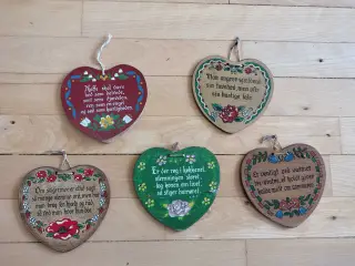 Klassisk Nostalgisk Træ Skilte Samling