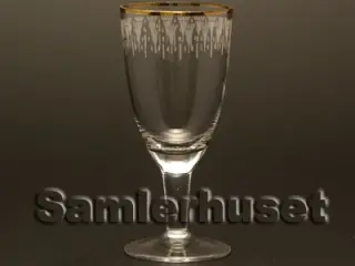 Kongeå Snapseglas. H:75 mm.