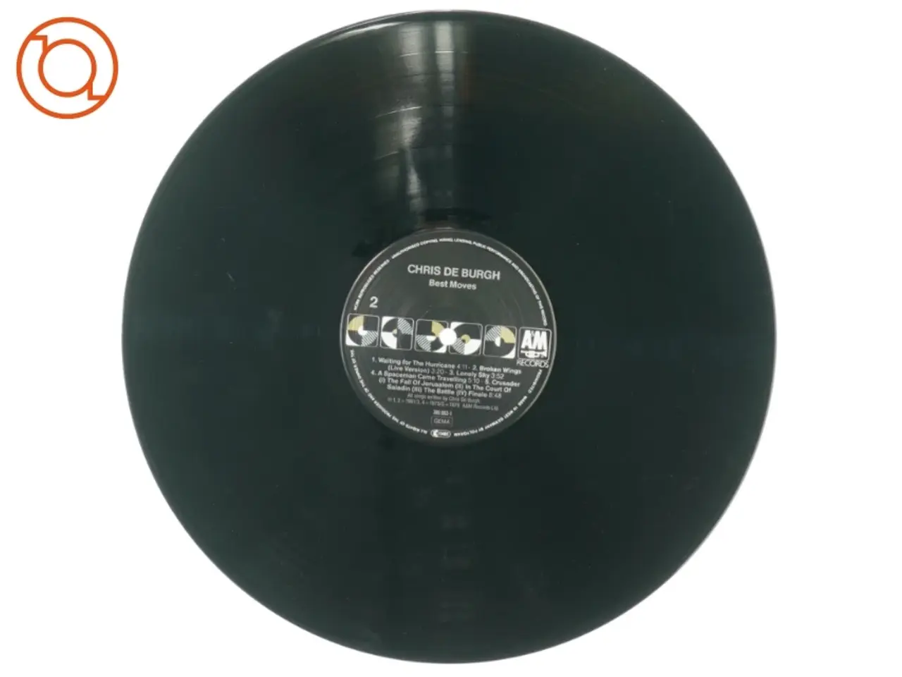 Billede 3 - Chris de Burgh, best moves fra A Og M Records (str. 30 cm)