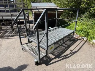 Ståltrappe/ vogn