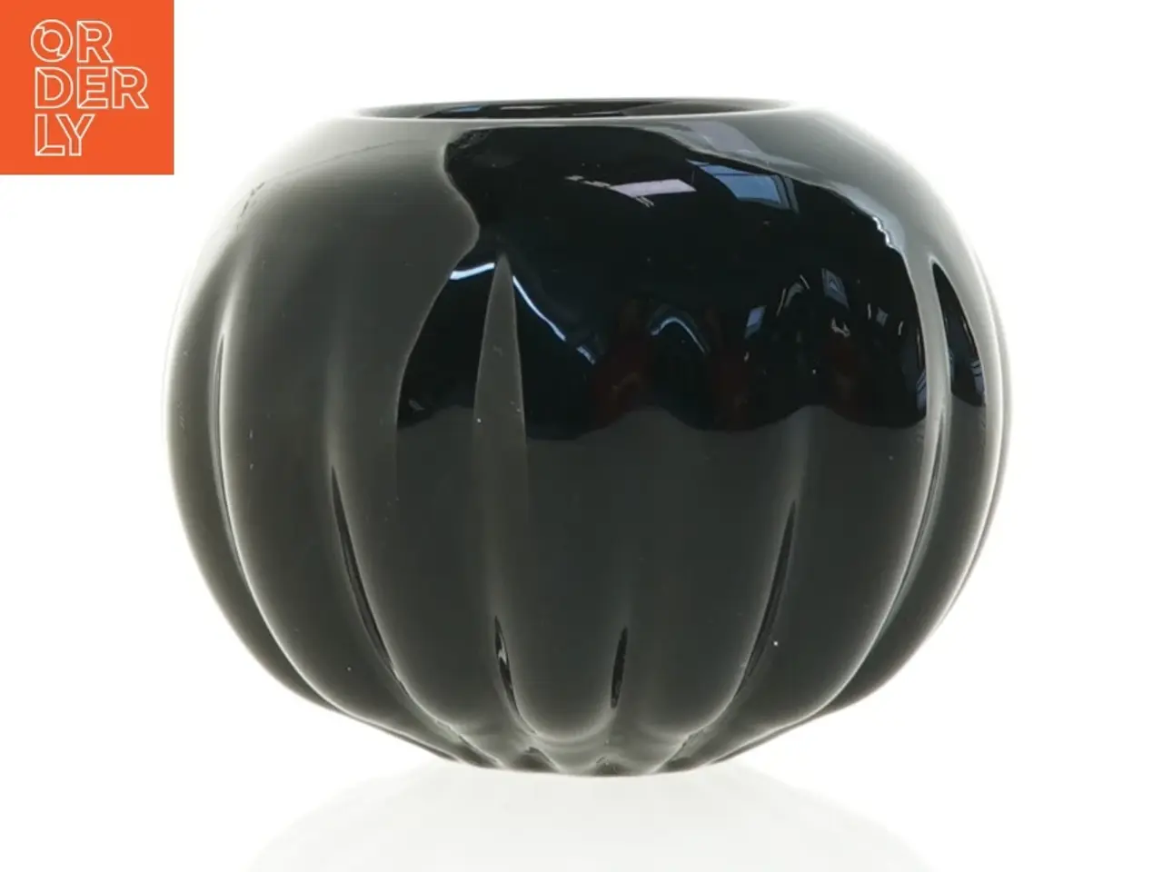 Billede 4 - Sort keramik vase (str. 13 x 10 cm)