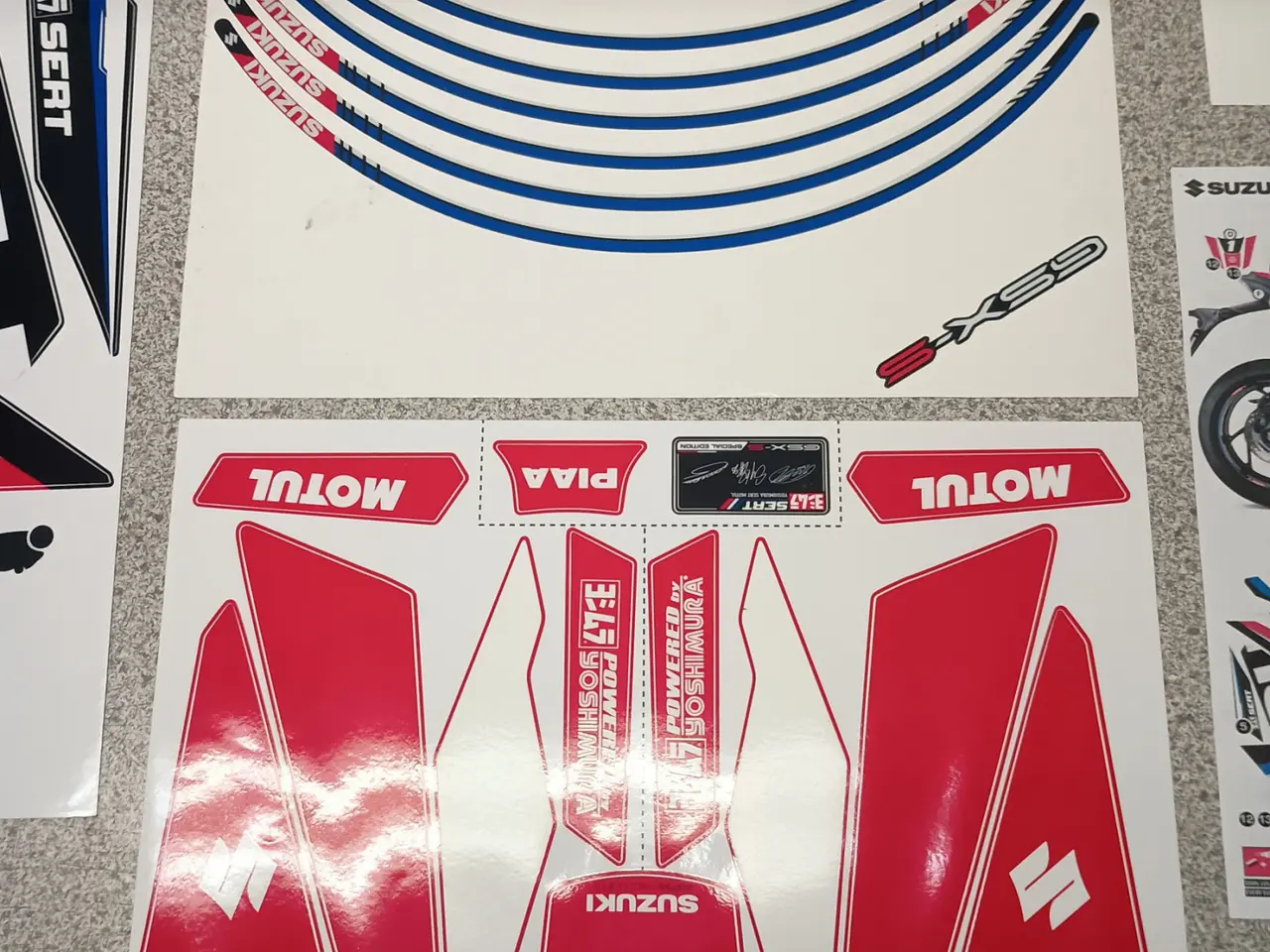 Billede 3 - STICKERS SET GSX-S950/1000 SERT REPLICA