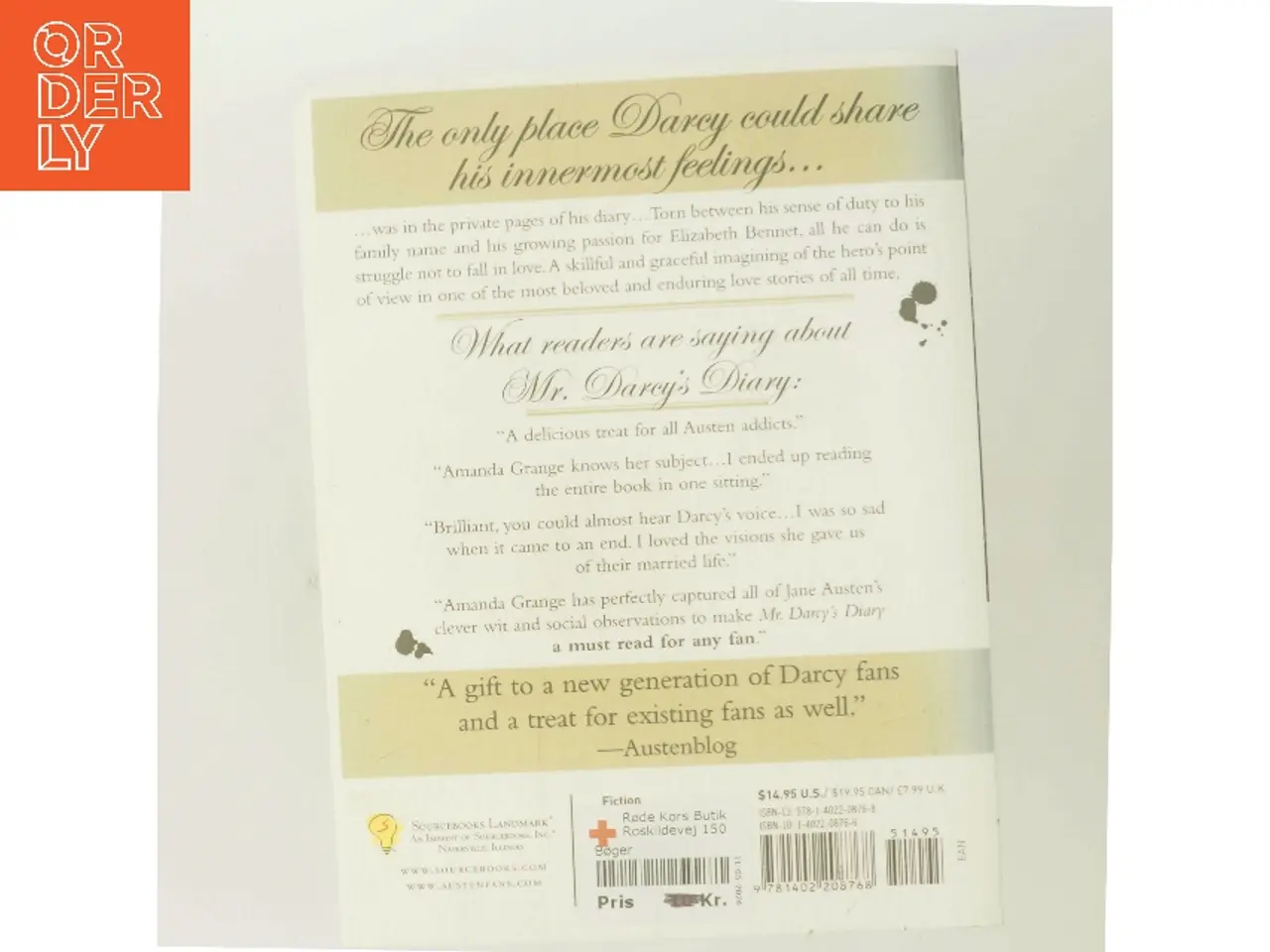 Billede 3 - Mr. Darcy's Diary af Amanda Grange (Bog)