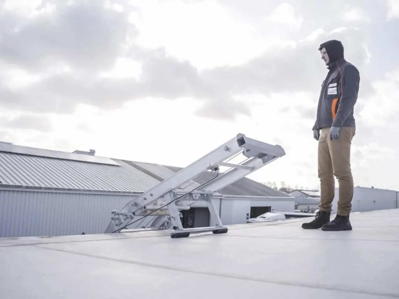 Billede 9 - SolarClimber solcellelift – Effektiv transport af solpaneler op til 21 meter