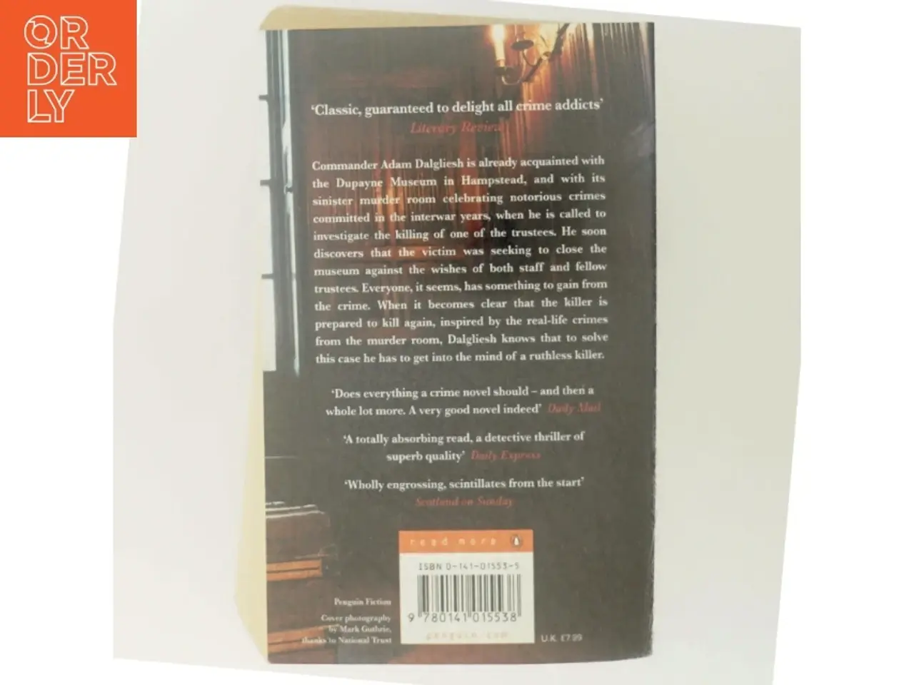 Billede 3 - 'The murder room' af P. D. James (bog)