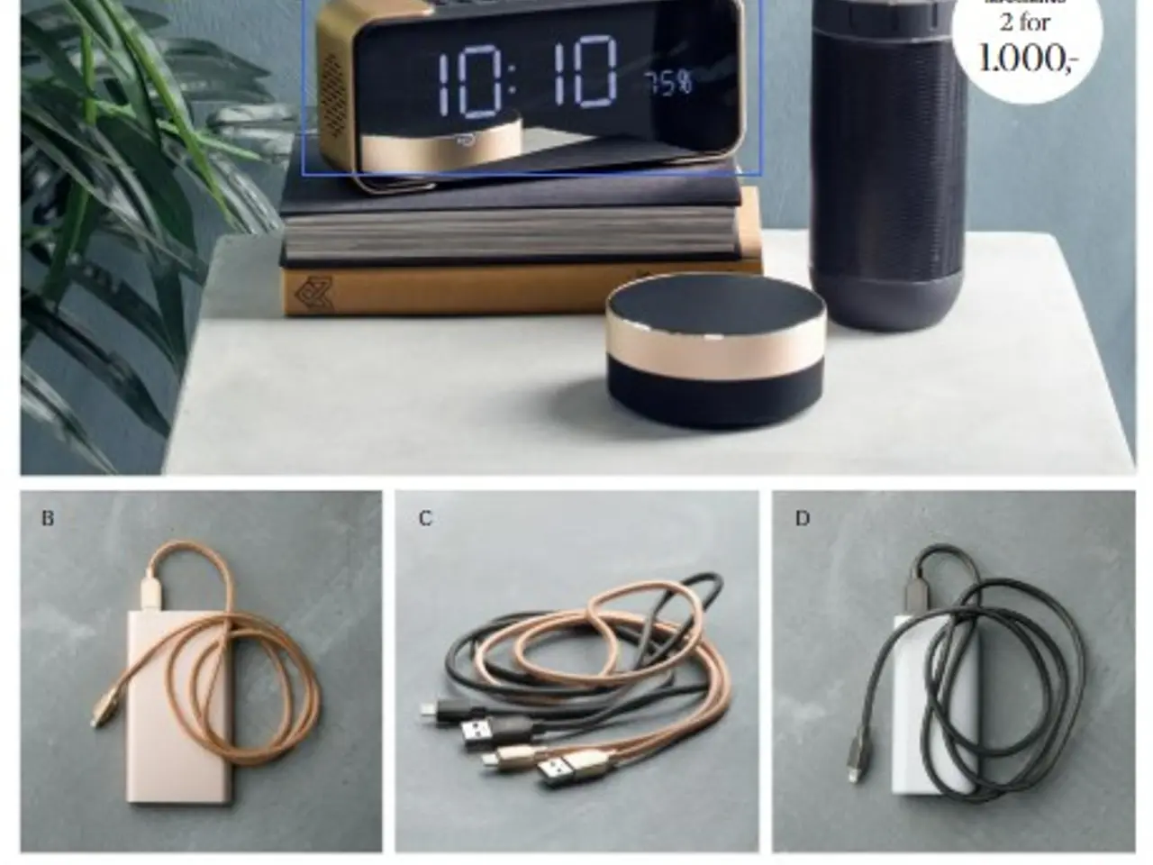 Billede 7 - Radio i kobberfarve med Vækkeur, Bluetooth og FM