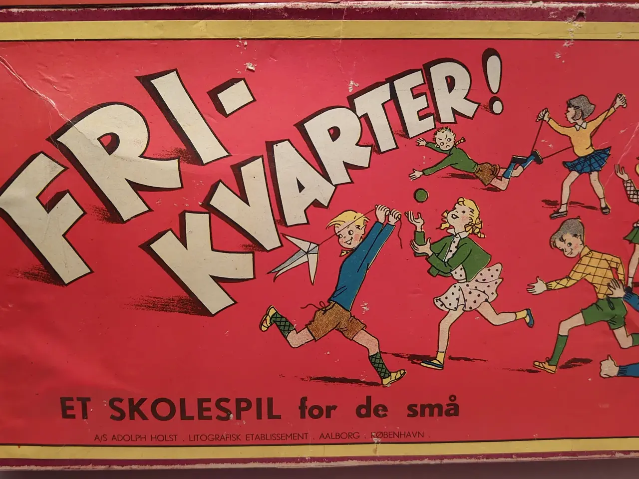 Billede 3 - Frikvarter. Gammelt brætspil fra A.Holst.Nr 4068