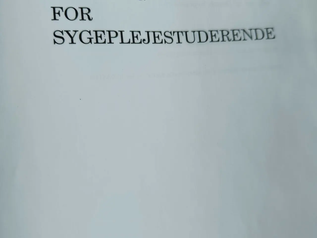 Billede 3 - Lærebog for sygeplejersker 