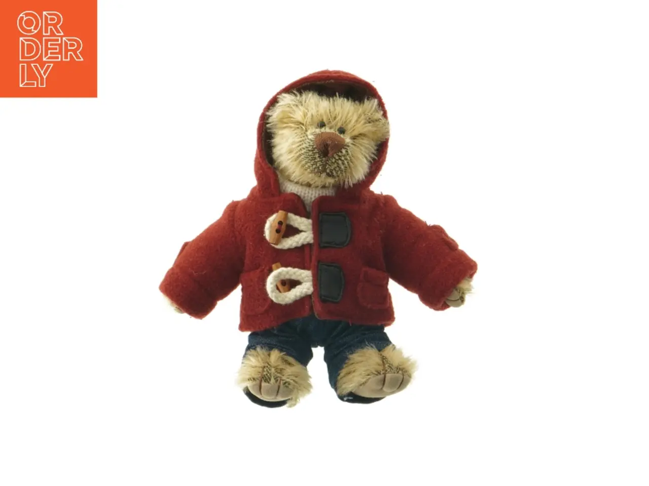 Billede 1 - Bamse i snedragt (str. 19 cm)