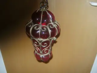 Holmegård/Odense glasværk Hindbær lampe