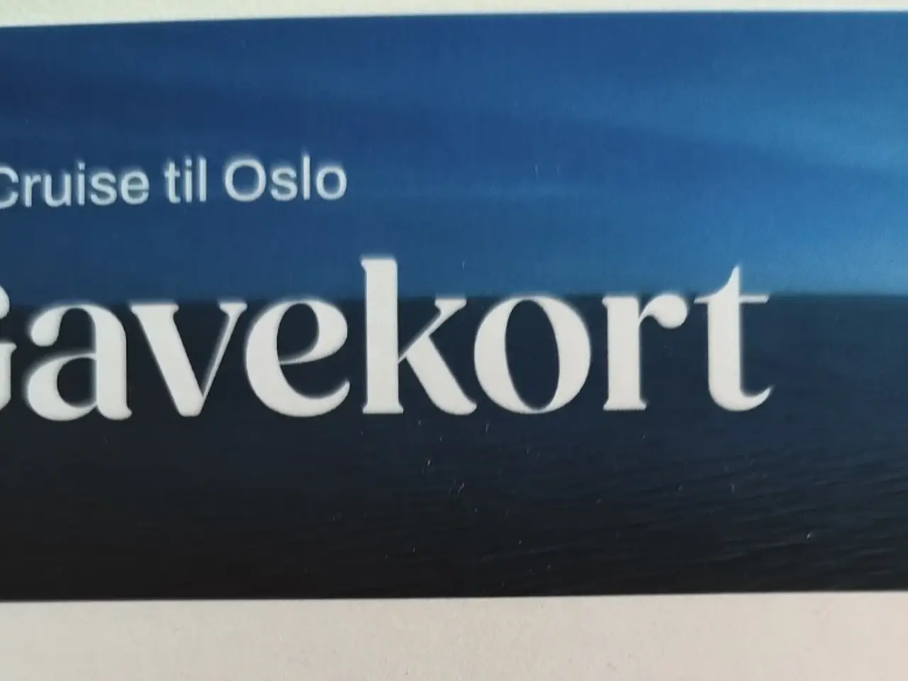 Billede 1 - Gavekort til Minicruise Kbh/Oslo for op til 4 per.
