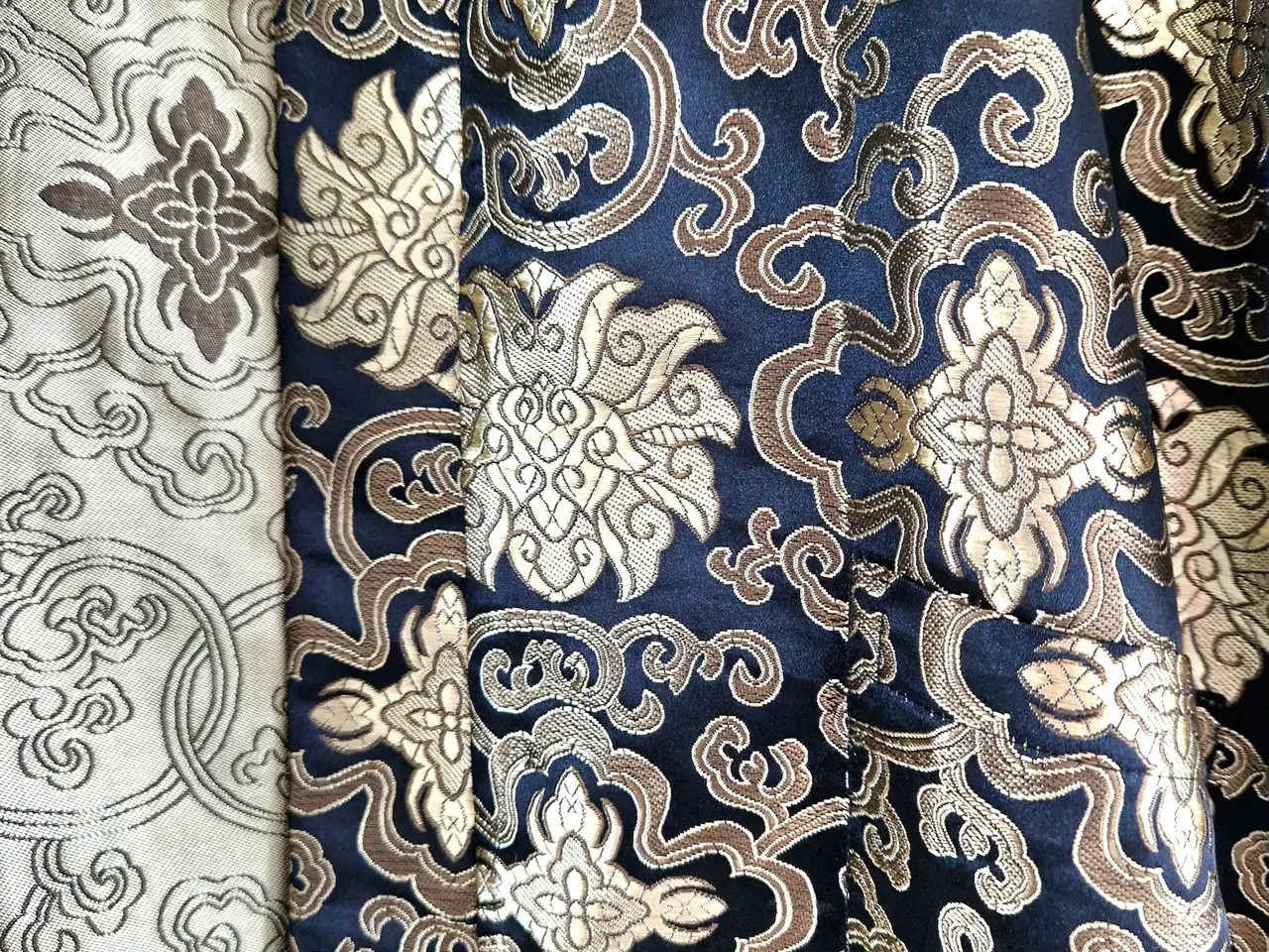 Billede 8 - Stor flot vintage silke kimono. Aldrig brugt 