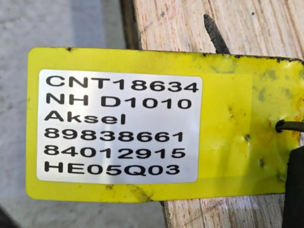 Billede 13 - New Holland D1010 Aksel 89838661