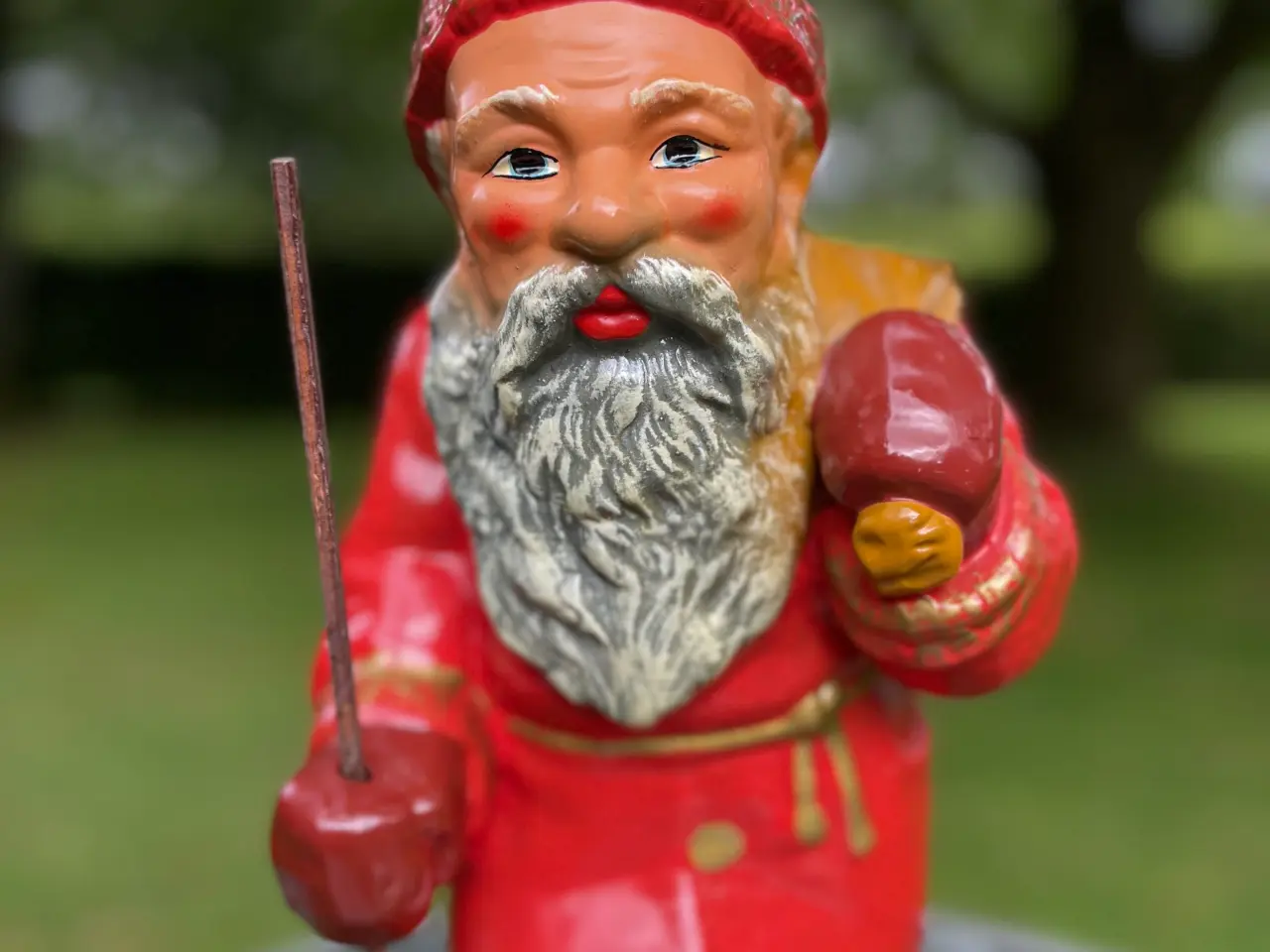 Billede 4 - Vintage keramikfigur – Julemand/Sankt Nikolaus – c