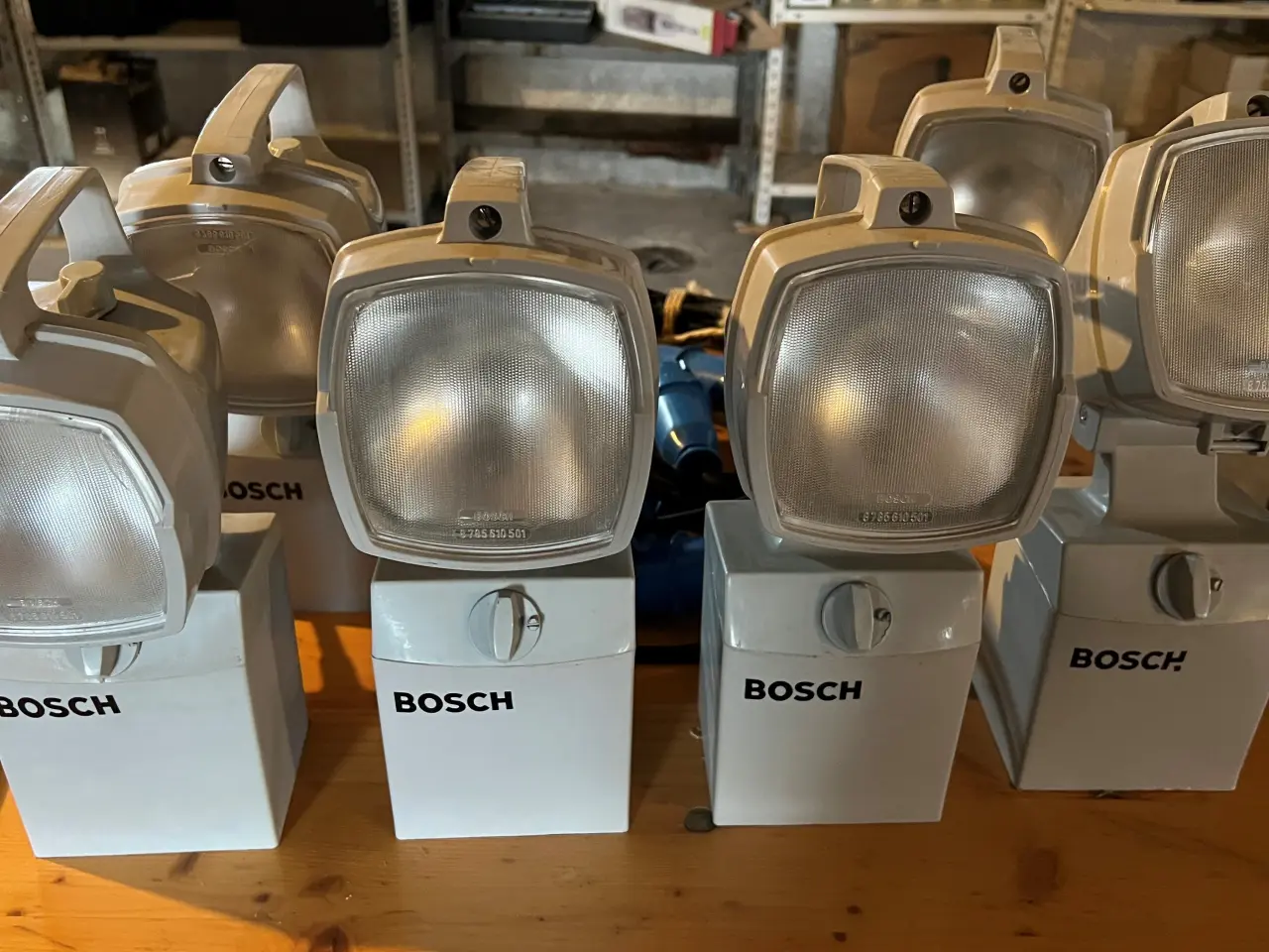 Billede 1 - 4 stk. Bosch Arbejdslamper.