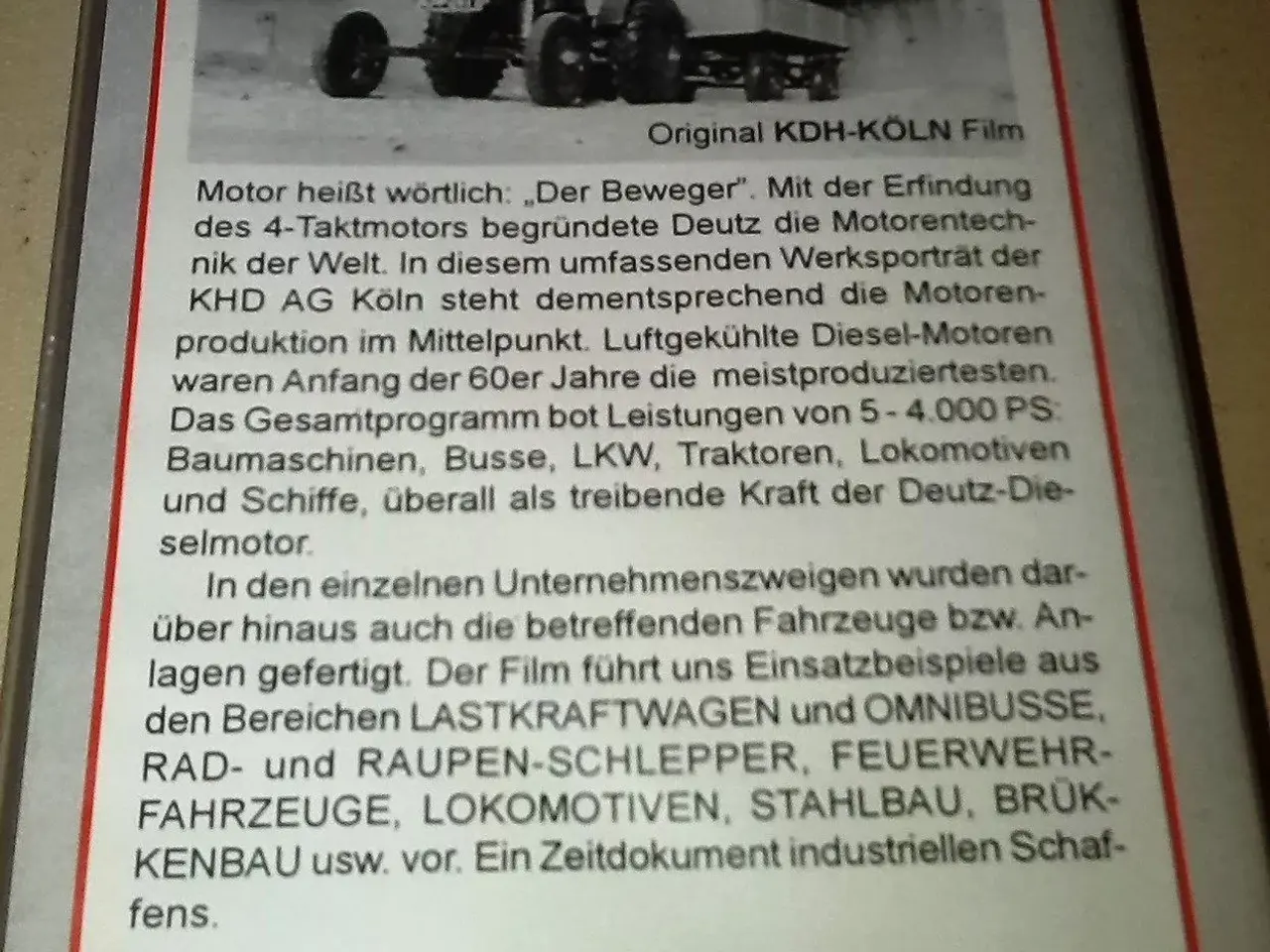 Billede 2 - Video, Deutz.