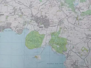 Landkort over Rønde, Djursland