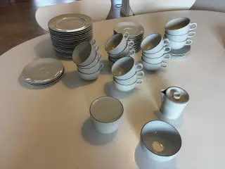 Blåkant kaffe/te kopper Royal Copenhagen