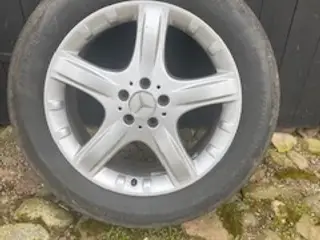 19" Alu Fælge med sommerdæk monteret
