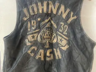 JOHNNY CASH, skind vest